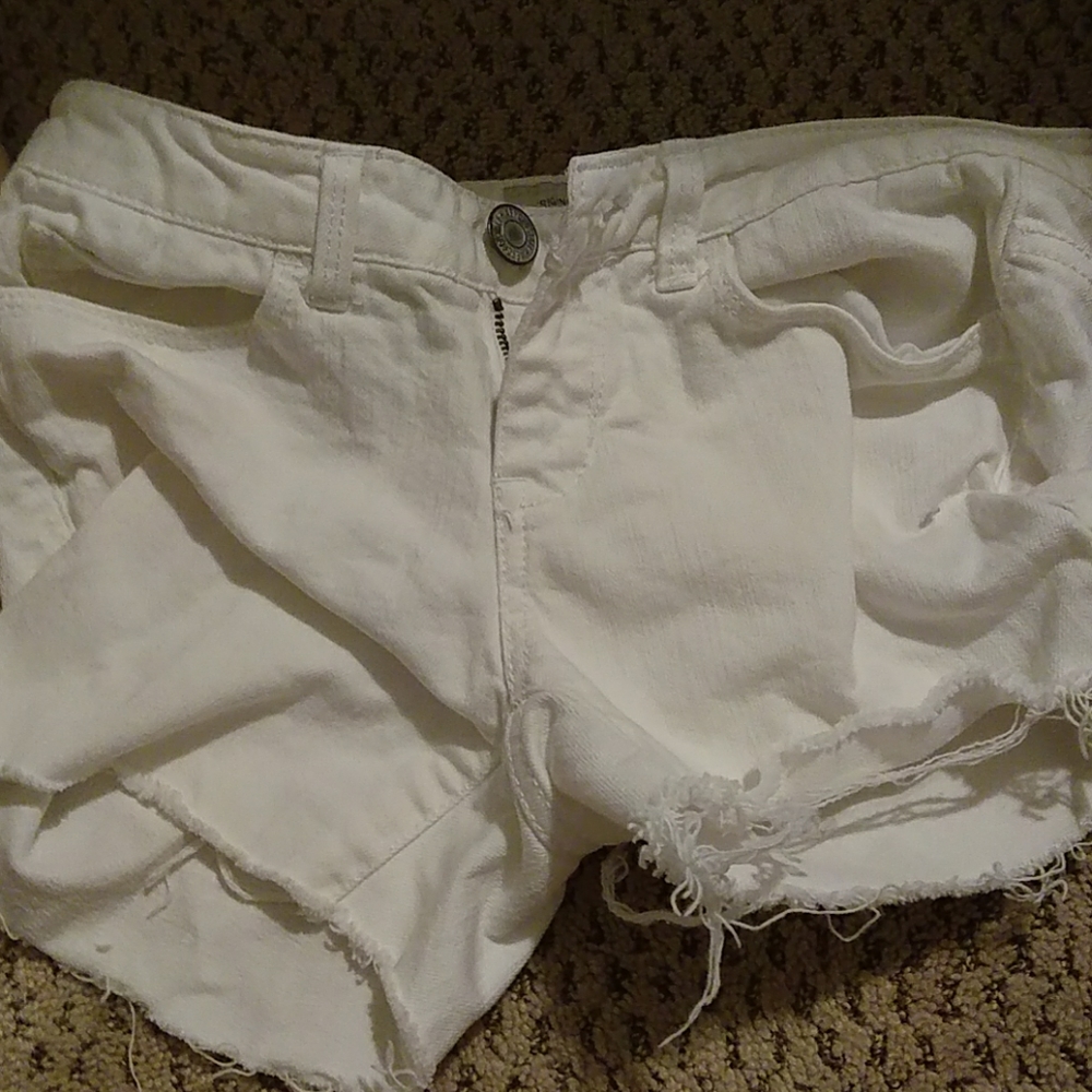 Denim shorts